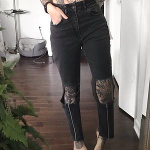 The Ragged Priest Mom Jeans